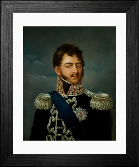 Framed Print : Portrait of Prince Jozef Poniatowski, 1814-1818. Creator: Unknown Framed Print : Portrait of Prince Jozef Poniatowski, 1814-1818. Creator: Unknown
