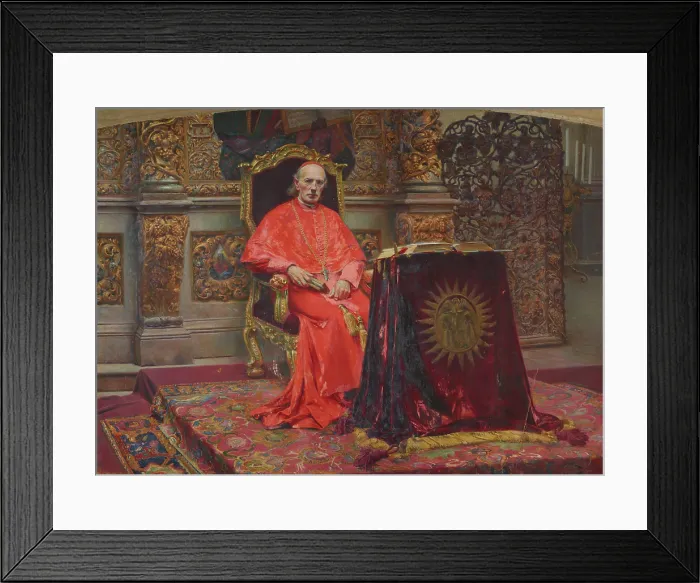Framed Print : Portrait of Cardinal Sembratowicz, 1896. Creator: Aleksander Augustynowicz Framed Print : Portrait of Cardinal Sembratowicz, 1896. Creator: Aleksander Augustynowicz