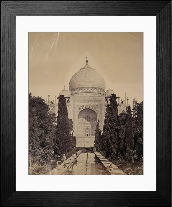 Framed Print : The Taj Mahal, Agra, India, c1858. Creator: Felice Beato Framed Print : The Taj Mahal, Agra, India, c1858. Creator: Felice Beato