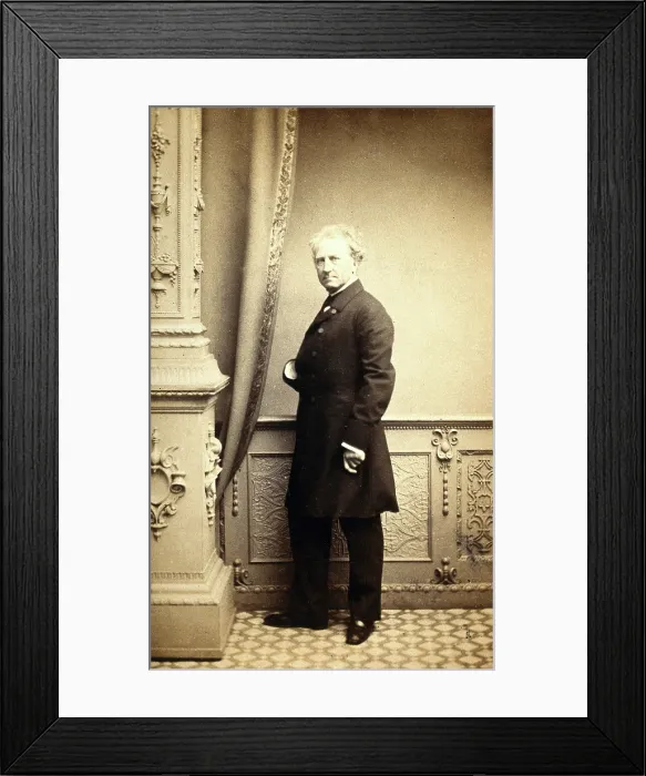 Framed Print : Benjamin Waterhouse Hawkins. Creator: Maull & Polyblank Framed Print : Benjamin Waterhouse Hawkins. Creator: Maull & Polyblank