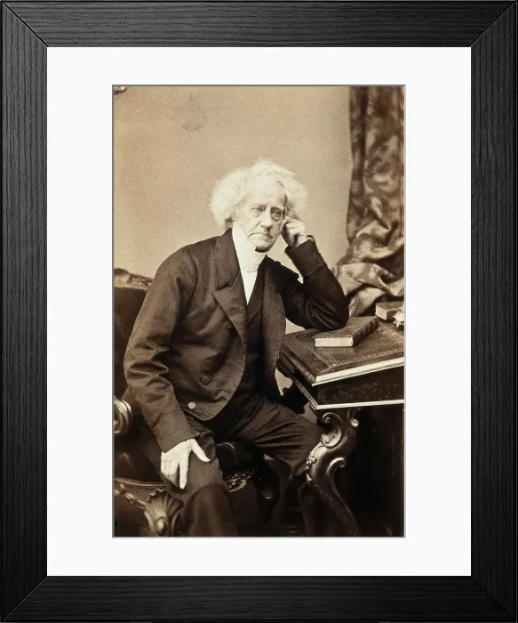 Framed Print : Sir John Herschel. Creator: Maull & Polyblank Framed Print : Sir John Herschel. Creator: Maull & Polyblank