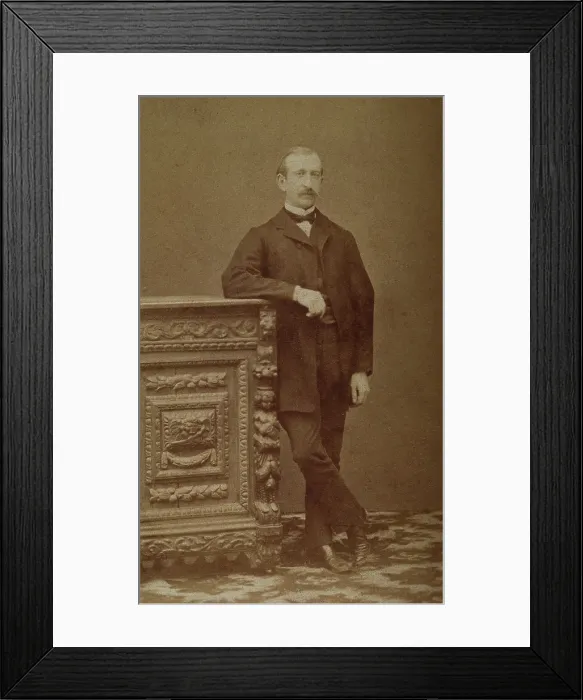 Framed Print : Jules Raulin, 1869. Creator: Franck Framed Print : Jules Raulin, 1869. Creator: Franck