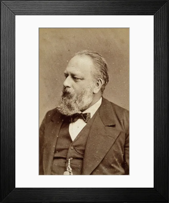 Framed Print : Christian Albert Theodor Billroth, 1800-1899. Creator: Fritz Luckhardt Framed Print : Christian Albert Theodor Billroth, 1800-1899. Creator: Fritz Luckhardt