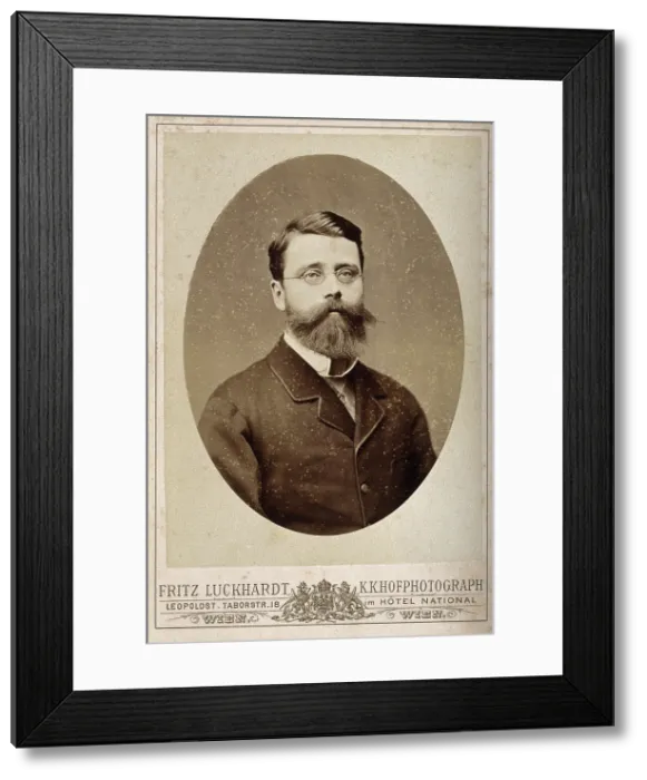 Framed Print : Theodore (?) Braun, 1882. Creator: Fritz Luckhardt Framed Print : Theodore (?) Braun, 1882. Creator: Fritz Luckhardt