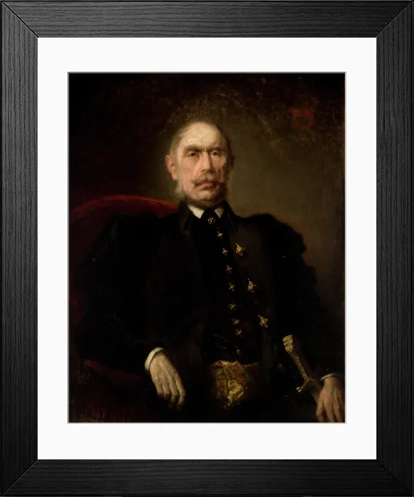 Framed Print : Portrait of Kazimierz Grocholski, 1880. Creator: Wilhelm Leopolski Framed Print : Portrait of Kazimierz Grocholski, 1880. Creator: Wilhelm Leopolski