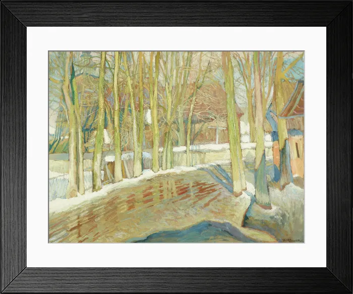 Framed Print : Thaw, between 1905-1909. Creator: Stanislaus Kamocki Framed Print : Thaw, between 1905-1909. Creator: Stanislaus Kamocki