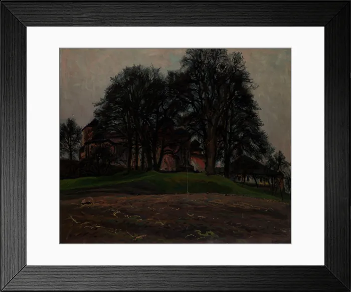 Framed Print : Late Autumn, 1899. Creator: Stanislaus Kamocki Framed Print : Late Autumn, 1899. Creator: Stanislaus Kamocki