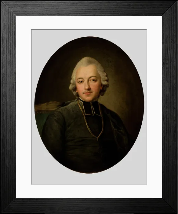 Framed Print : Portrait of Bishop Ignacy Krasicki, c1768. Creator: Per Krafft the Elder Framed Print : Portrait of Bishop Ignacy Krasicki, c1768. Creator: Per Krafft the Elder