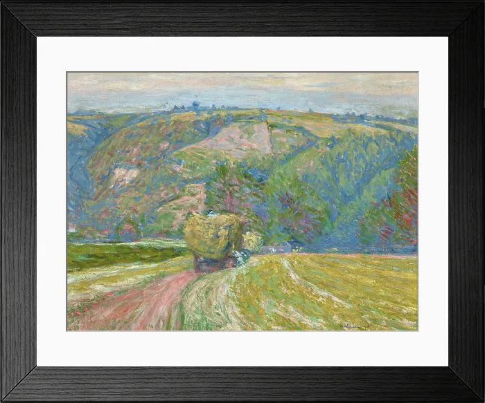 Framed Print : Cart with Hay, 1890. Creator: Jozef Pankiewicz Framed Print : Cart with Hay, 1890. Creator: Jozef Pankiewicz