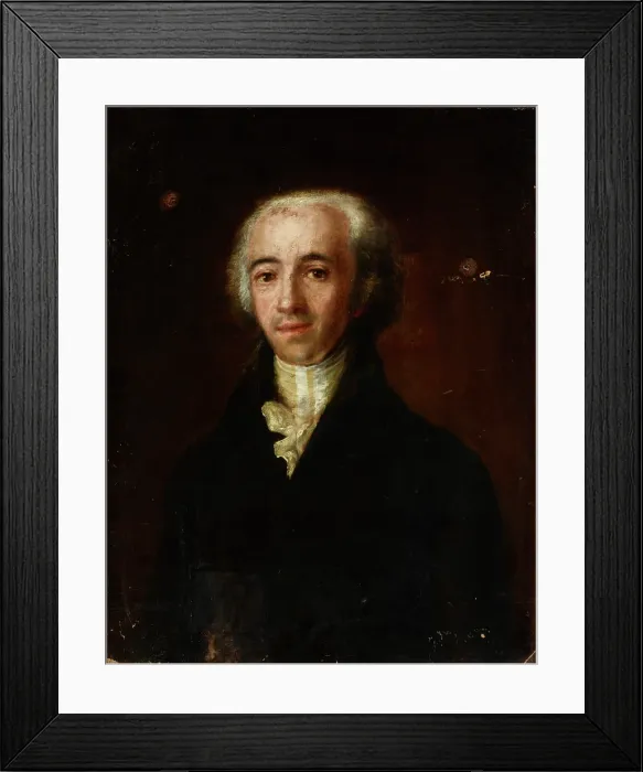 Framed Print : Portrait of a Man, 1775. Creator: Per Krafft the Elder Framed Print : Portrait of a Man, 1775. Creator: Per Krafft the Elder