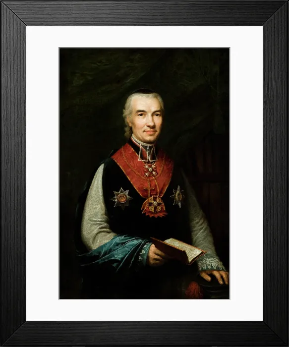 Framed Print : Portrait of Bishop Hieronim Strojnowski, 1802-1806. Creator: Jozef Peszka Framed Print : Portrait of Bishop Hieronim Strojnowski, 1802-1806. Creator: Jozef Peszka