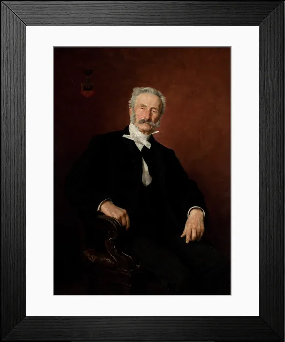 Framed Print : Portrait of Pawel Popiel, 1889. Creator: Kazimierz Pochwalski Framed Print : Portrait of Pawel Popiel, 1889. Creator: Kazimierz Pochwalski