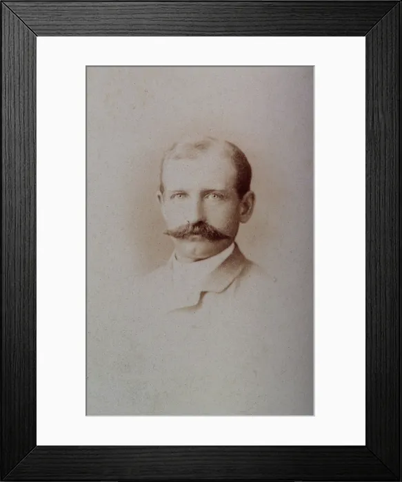 Framed Print : Silas Mainville Burroughs, 1885. Creator: James Notman Framed Print : Silas Mainville Burroughs, 1885. Creator: James Notman