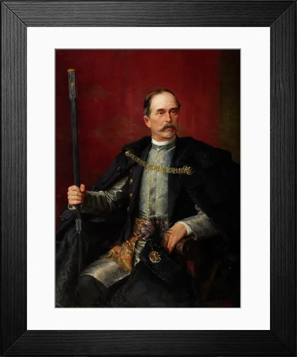 Framed Print : Portrait of Jan Tarnowski, after 1890. Creator: Kazimierz Pochwalski Framed Print : Portrait of Jan Tarnowski, after 1890. Creator: Kazimierz Pochwalski