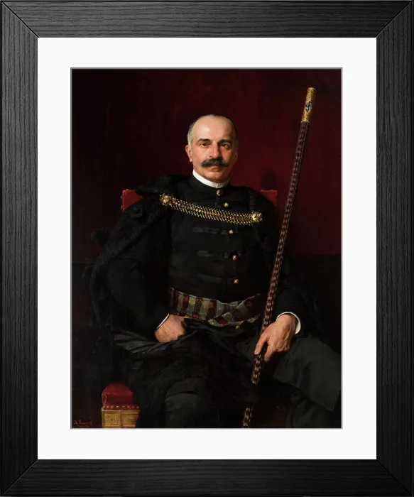 Framed Print : Portrait of Eustachy Sanguszko, 1896. Creator: Kazimierz Pochwalski Framed Print : Portrait of Eustachy Sanguszko, 1896. Creator: Kazimierz Pochwalski