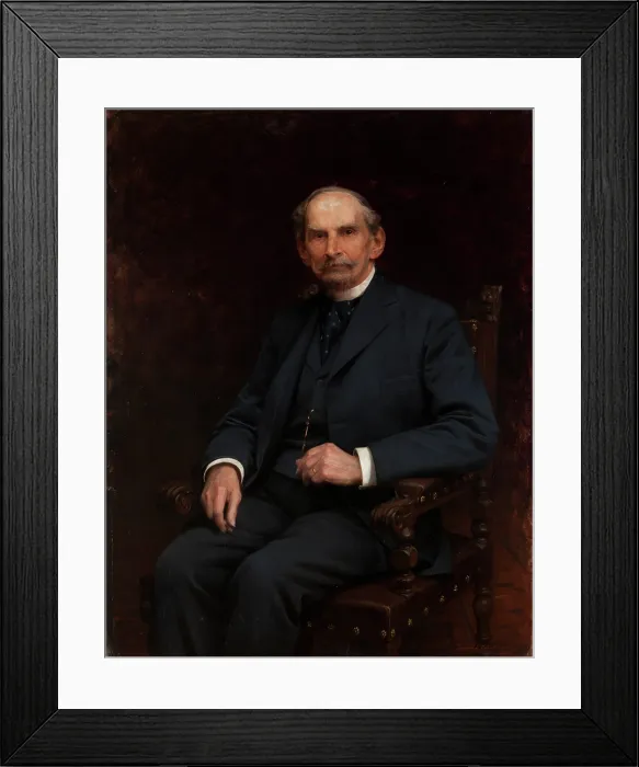 Framed Print : Portrait of Florian Ziemialkowski, 1897. Creator: Zygmunt Ajdukiewicz Framed Print : Portrait of Florian Ziemialkowski, 1897. Creator: Zygmunt Ajdukiewicz