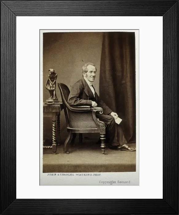 Framed Print : Henry Weekes. Creator: John & Charles Watkins Framed Print : Henry Weekes. Creator: John & Charles Watkins