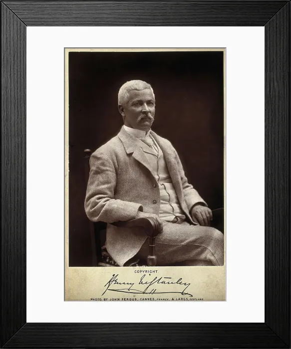 Framed Print : Henry Morton Stanley. Creator: John Fergus Framed Print : Henry Morton Stanley. Creator: John Fergus