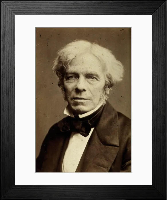 Framed Print : Michael Faraday. Creator: John Watkins Framed Print : Michael Faraday. Creator: John Watkins