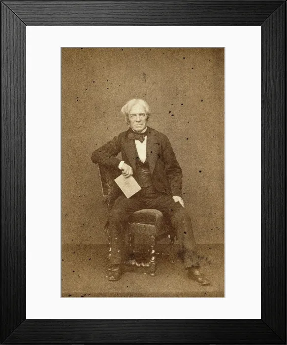Framed Print : Michael Faraday. Creator: John Watkins Framed Print : Michael Faraday. Creator: John Watkins