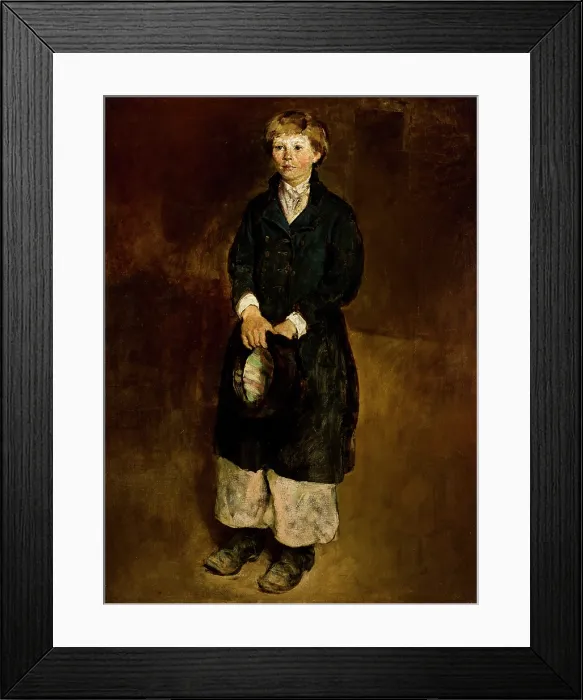 Framed Print : Portrait of a Boy, c1880. Creator: Witold Pruszkowski Framed Print : Portrait of a Boy, c1880. Creator: Witold Pruszkowski