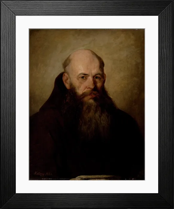 Framed Print : Portrait of Bishop Benjamin Szymanski, 1851. Creator: Antoni Kolberg Framed Print : Portrait of Bishop Benjamin Szymanski, 1851. Creator: Antoni Kolberg