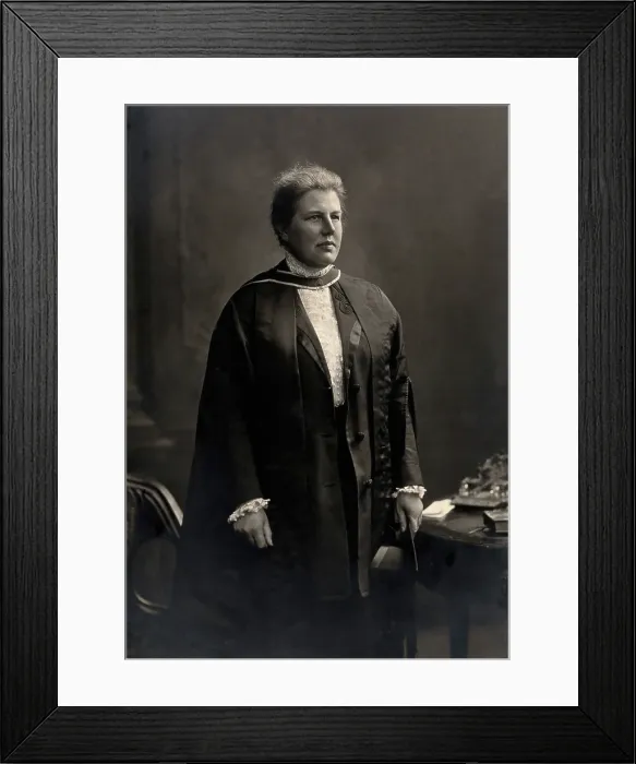 Framed Print : Dame Louisa Aldrich-Blake. Creator: Lafayette Framed Print : Dame Louisa Aldrich-Blake. Creator: Lafayette