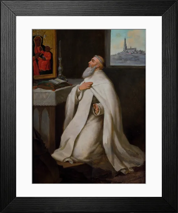 Framed Print : Portrait of Reverend Augustyn Kordecki, between 1875-1900. Creator: Jozef Tadeusz Polkowski Framed Print : Portrait of Reverend Augustyn Kordecki, between 1875-1900. Creator: Jozef Tadeusz Polkowski