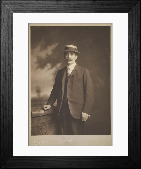 Framed Print : Henry Solomon Wellcome. Creator: Lafayette Framed Print : Henry Solomon Wellcome. Creator: Lafayette