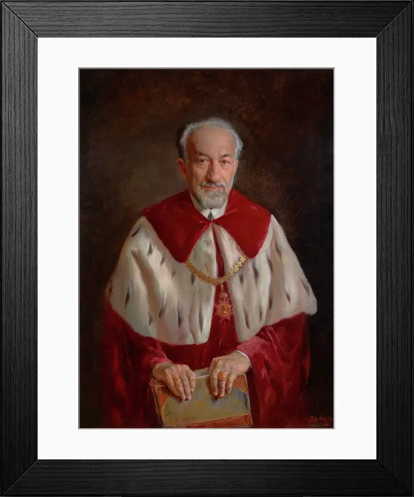 Framed Print : Portrait of Prof. Adolf Beck, 1934. Creator: Stanislaw Batowski-Kaczor Framed Print : Portrait of Prof. Adolf Beck, 1934. Creator: Stanislaw Batowski-Kaczor