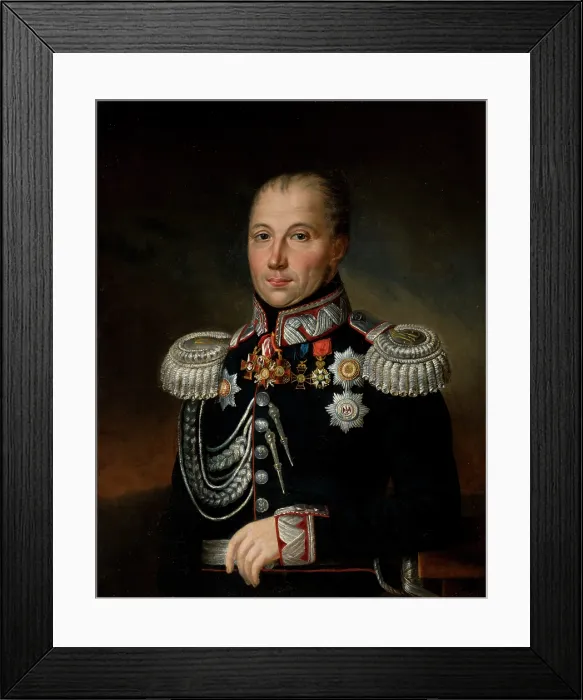 Framed Print : Portrait of General Stanislaw Potocki, 1820-1830. Creator: Unknown Framed Print : Portrait of General Stanislaw Potocki, 1820-1830. Creator: Unknown