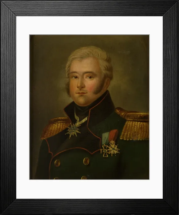 Framed Print : Portrait of General Jozef Sowinski, c1830. Creator: Unknown Framed Print : Portrait of General Jozef Sowinski, c1830. Creator: Unknown