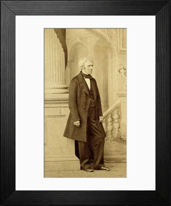 Framed Print : Michael Faraday. Creator: Unknown Framed Print : Michael Faraday. Creator: Unknown