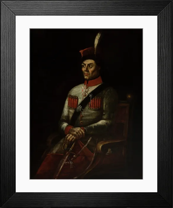 Framed Print : Portrait of Tadeusz Kosciuszko, turn of the 18th and 19th centuries. Creator: Unknown Framed Print : Portrait of Tadeusz Kosciuszko, turn of the 18th and 19th centuries. Creator: Unknown