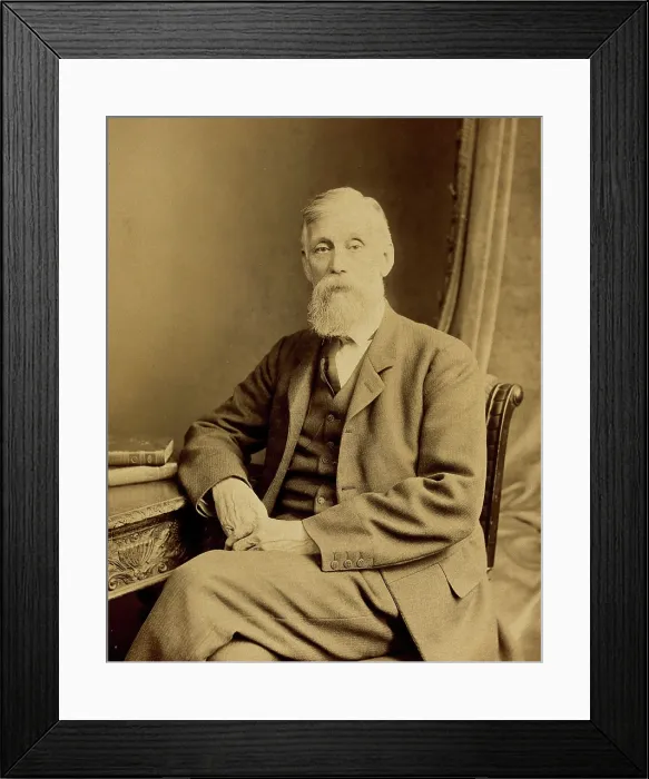Framed Print : Sir Michael Foster. Creator: Unknown Framed Print : Sir Michael Foster. Creator: Unknown