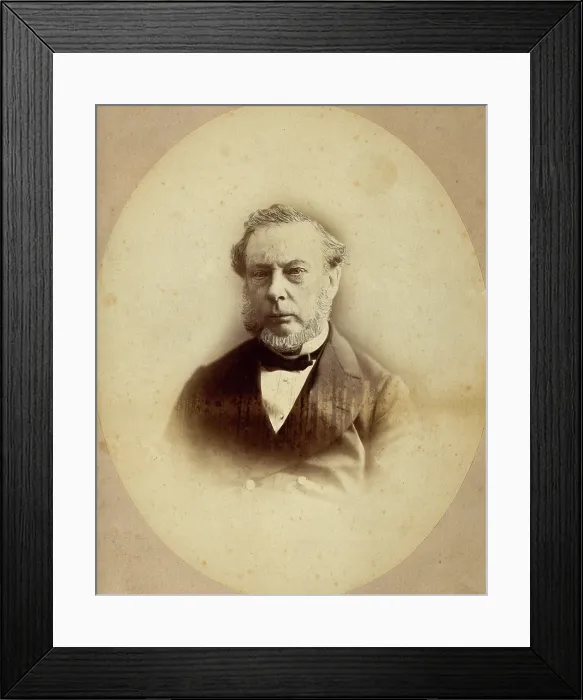 Framed Print : Thomas Bevill Peacock. Creator: Unknown Framed Print : Thomas Bevill Peacock. Creator: Unknown