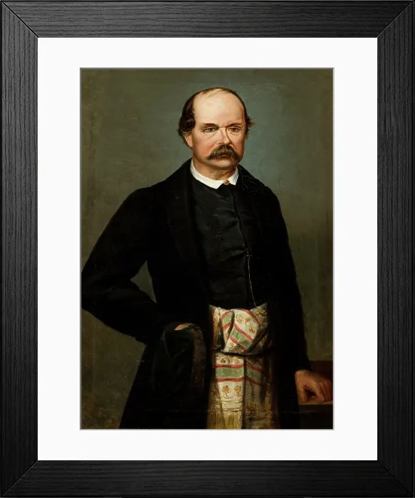 Framed Print : Portrait of Wladyslaw Jakubowski, c1860. Creator: Unknown Framed Print : Portrait of Wladyslaw Jakubowski, c1860. Creator: Unknown