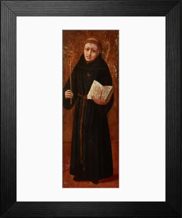 Framed Print : Saint Nicholas of Tolentine (?), 15th century. Creator: Unknown Framed Print : Saint Nicholas of Tolentine (?), 15th century. Creator: Unknown