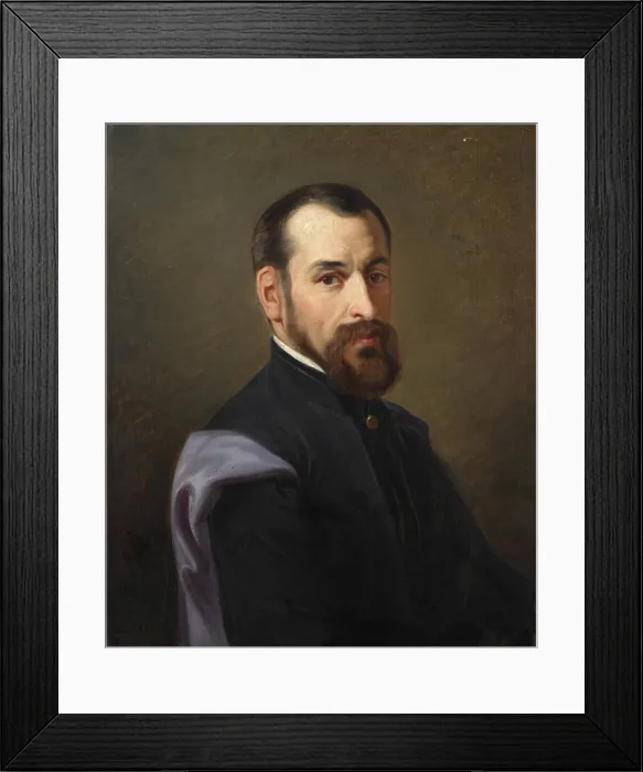 Framed Print : Portrait of Prince Witold Adam Czartoryski (1822-1865), c1850. Creator: Unknown Framed Print : Portrait of Prince Witold Adam Czartoryski (1822-1865), c1850. Creator: Unknown