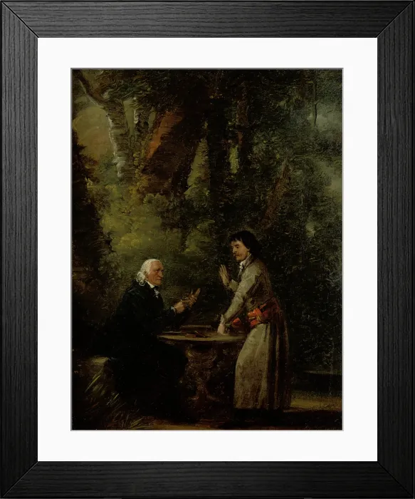 Framed Print : Jozef Koblanski (1738-1798) and Franciszek Dionizy Kniaznin (1750-1807)... Early 19th century. Creator: Unknown Framed Print : Jozef Koblanski (1738-1798) and Franciszek Dionizy Kniaznin (1750-1807)... Early 19th century. Creator: Unknown