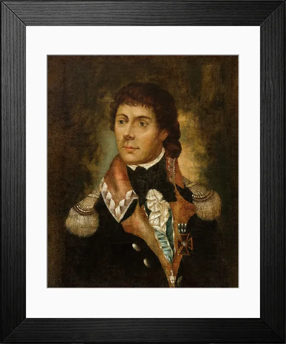 Framed Print : Portrait of Tadeusz Kosciuszko, between 1840-1850. Creator: Unknown Framed Print : Portrait of Tadeusz Kosciuszko, between 1840-1850. Creator: Unknown