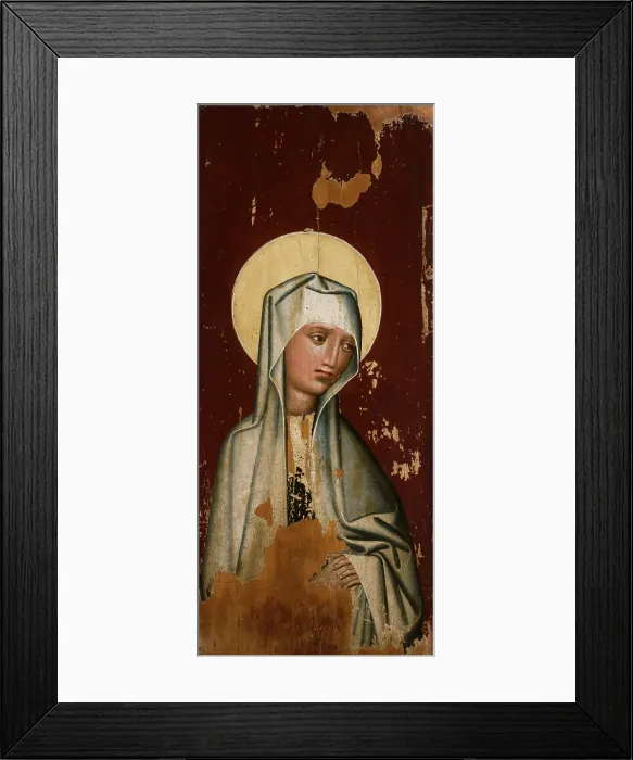 Framed Print : Our Lady of Sorrows from the Parish Church of St Ursula in Korzenna, between 1425-1475. Creator: Unknown Framed Print : Our Lady of Sorrows from the Parish Church of St Ursula in Korzenna, between 1425-1475. Creator: Unknown