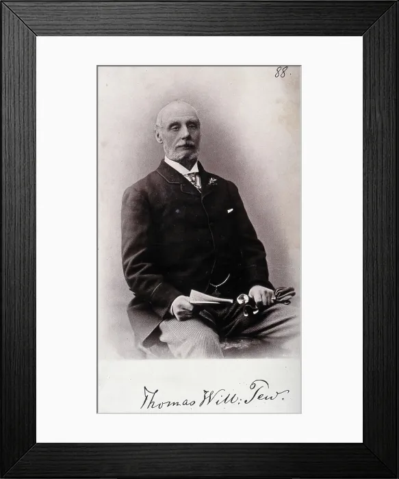 Framed Print : Thomas William Tew. Creator: Unknown Framed Print : Thomas William Tew. Creator: Unknown