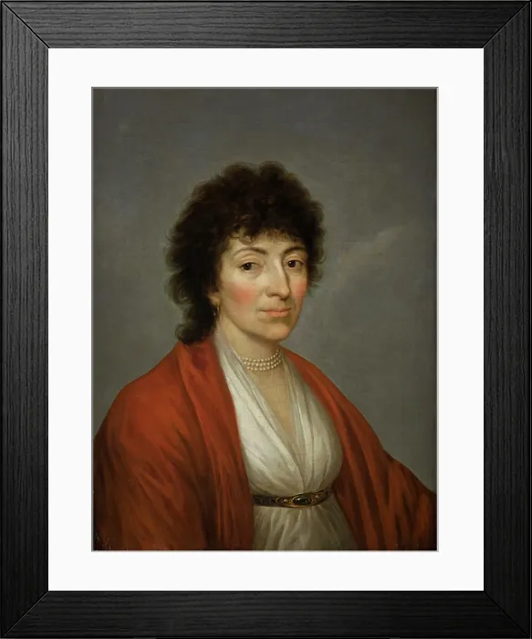 Framed Print : Portrait of Justyna Lanckoronska, 1880s. Creator: Kazimierz Wojniakowski Framed Print : Portrait of Justyna Lanckoronska, 1880s. Creator: Kazimierz Wojniakowski