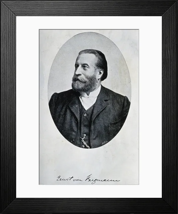 Framed Print : Ernst von Bergmann. Creator: Unknown Framed Print : Ernst von Bergmann. Creator: Unknown