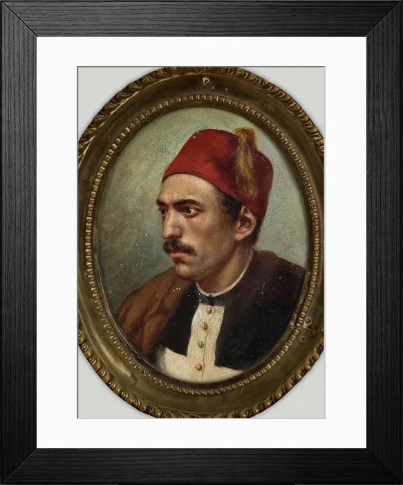 Framed Print : Portrait of General Francois de Rochebrune, 1864. Creator: Antoni Kozakiewicz