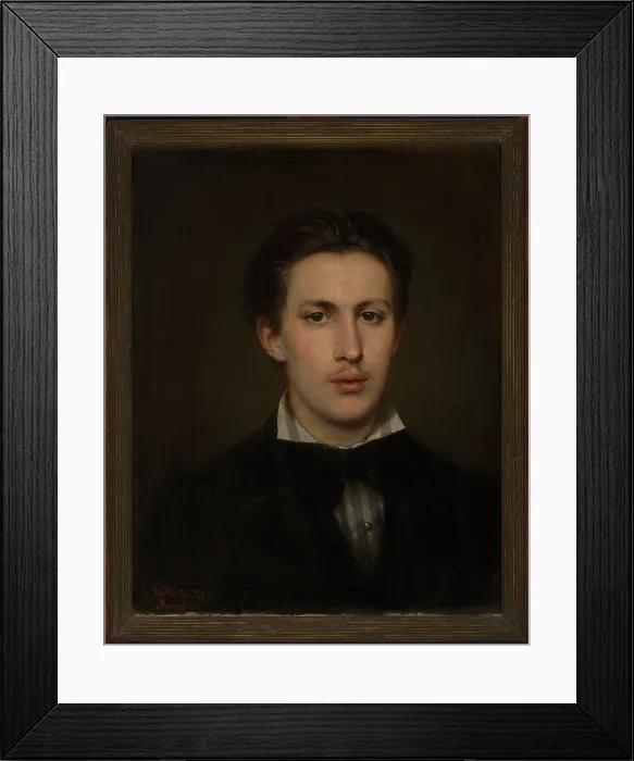Framed Print : Portrait of Jan Zawiejski, 1873. Creator: Aleksander Kotsis Framed Print : Portrait of Jan Zawiejski, 1873. Creator: Aleksander Kotsis