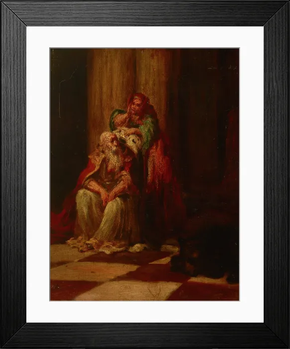 Framed Print : Tobias and Anna?, 1st half of 19th century. Creator: Unknown