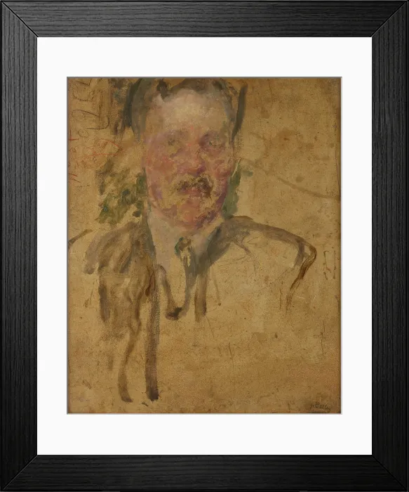 Framed Print : Sketch to the Portrait of Mr Beyley-two-sided painting, after 1920. Creator: Olga Boznanska Framed Print : Sketch to the Portrait of Mr Beyley-two-sided painting, after 1920. Creator: Olga Boznanska