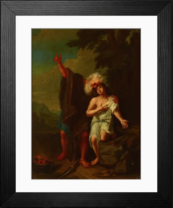 Framed Print : The Sacrifice of Abraham, c1700. Creator: Unknown Framed Print : The Sacrifice of Abraham, c1700. Creator: Unknown